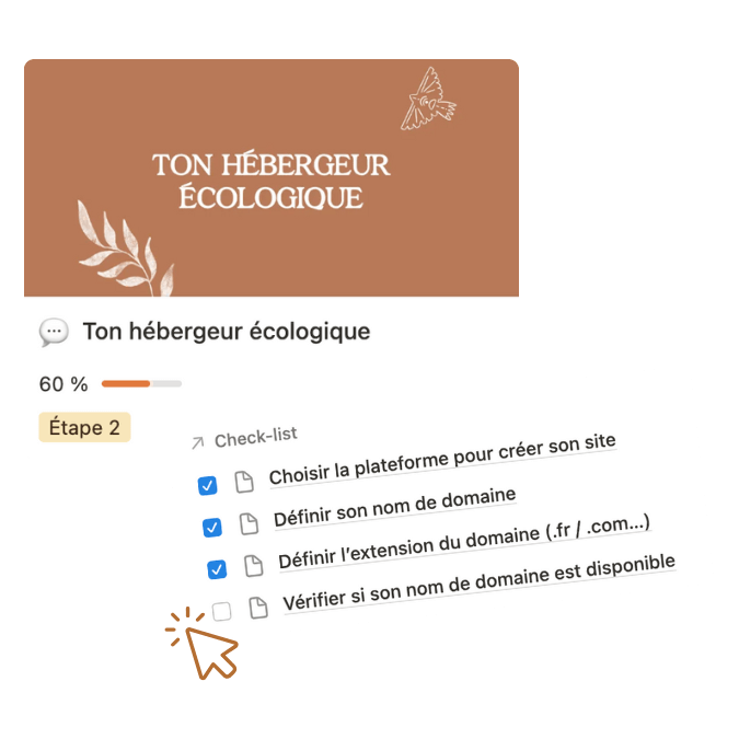 Check-list Notion création site web étapes Check-list Notion création site web étapes