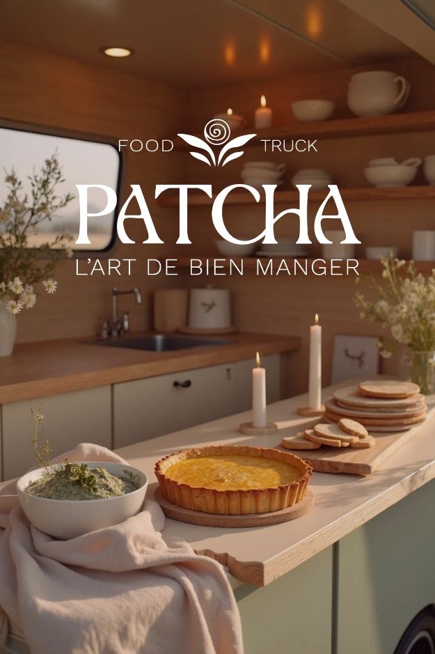 Identité visuelle Patcha foodtruck veggie