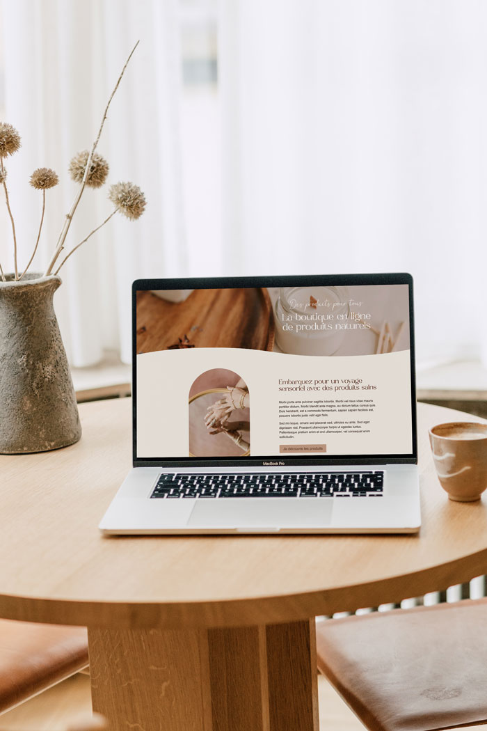 Template boutique en ligne WordPress Divi